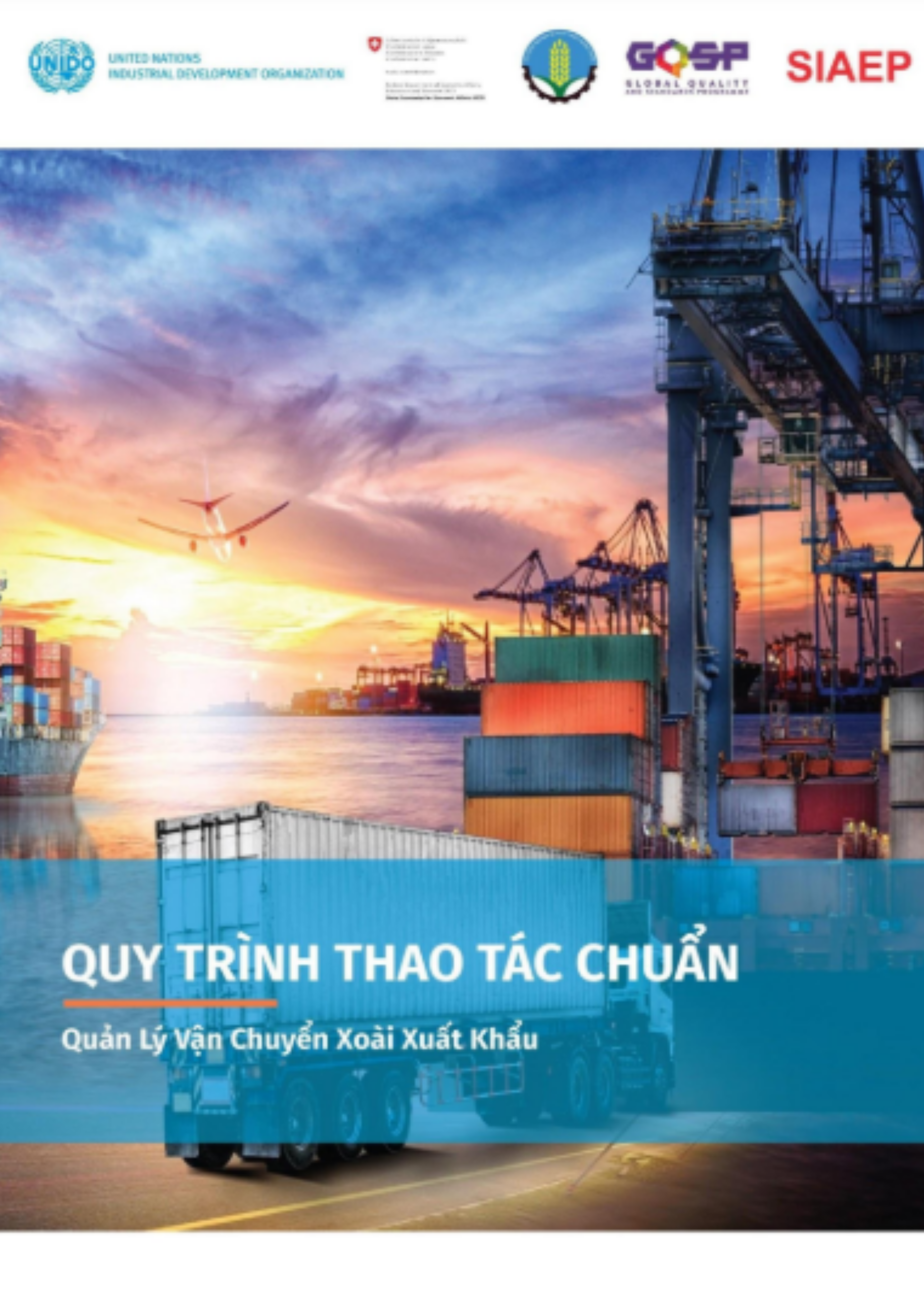 Quy trình thao tác chuẩn - Quản lý vận chuyển xoài xuất khẩu